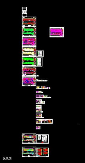某公園環(huán)境綠化種植工藝設(shè)計施工圖